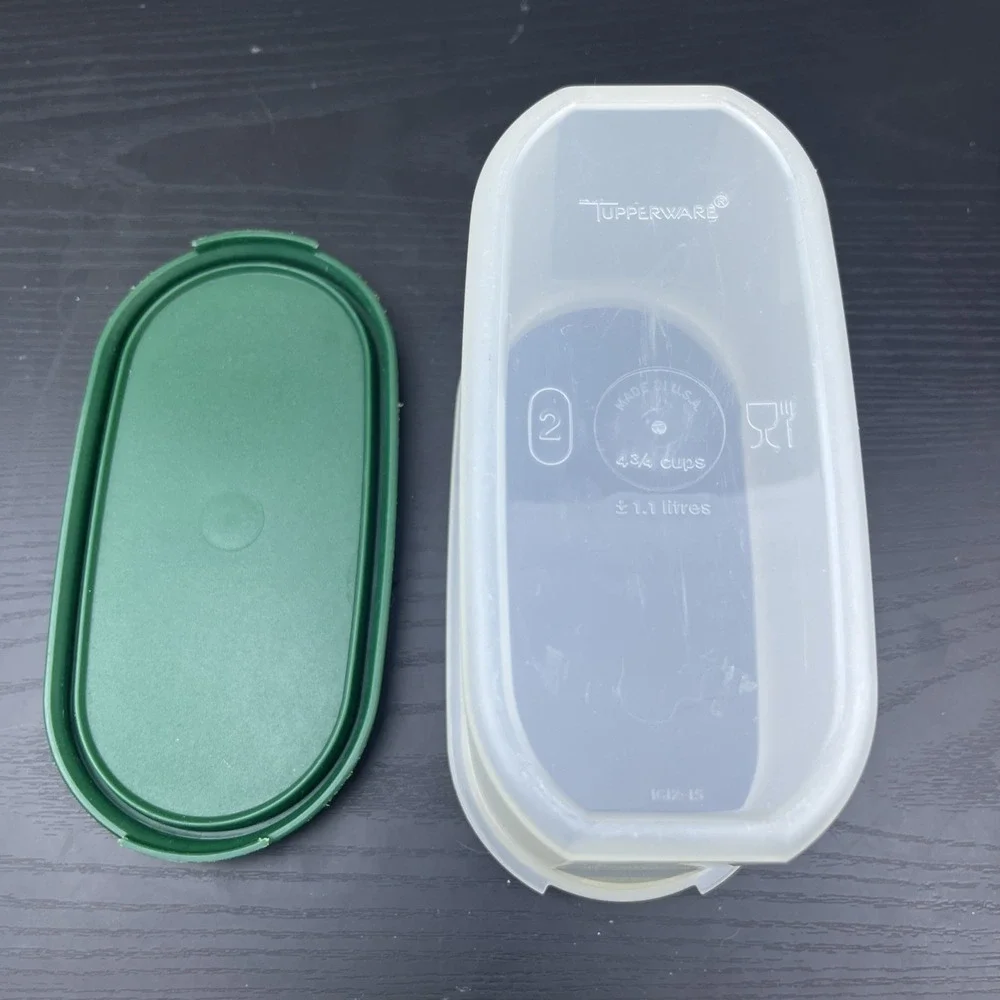 Vintage‎ Tupperware Modular Mate #1612-15 4¾ Cup Container w/ #1616 Green Seal